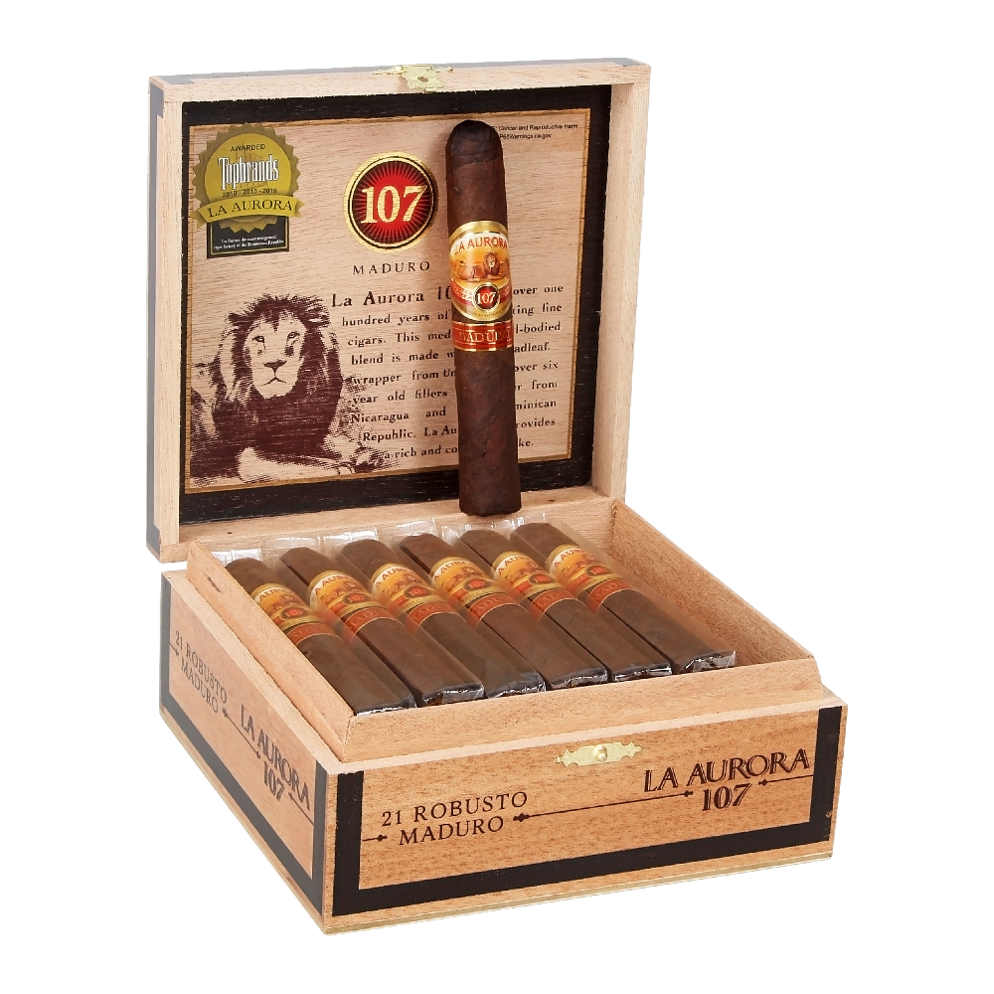 La Aurora 107 Maduro Robusto